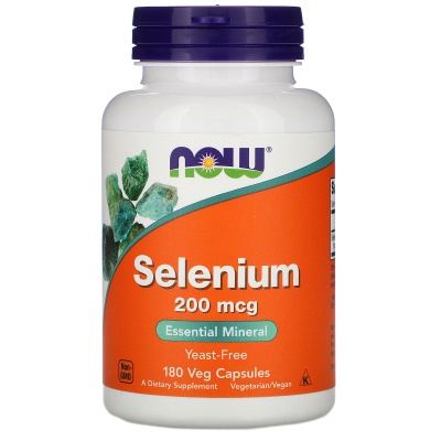  NOW Selenium 200 mcg 180 