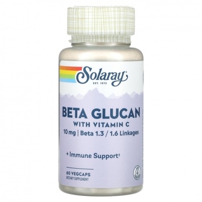  Solaray Beta Glucan with Vitamin C 10  60 